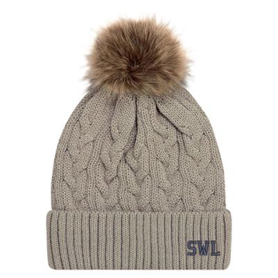 AJM Adult SWL Embroidered Pom-Pom Toque Thumbnail